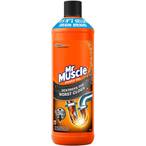 Mr Muscle Drain Unblocker, Drain Cleaner Power Gel, 1 Litre on OnBuy
