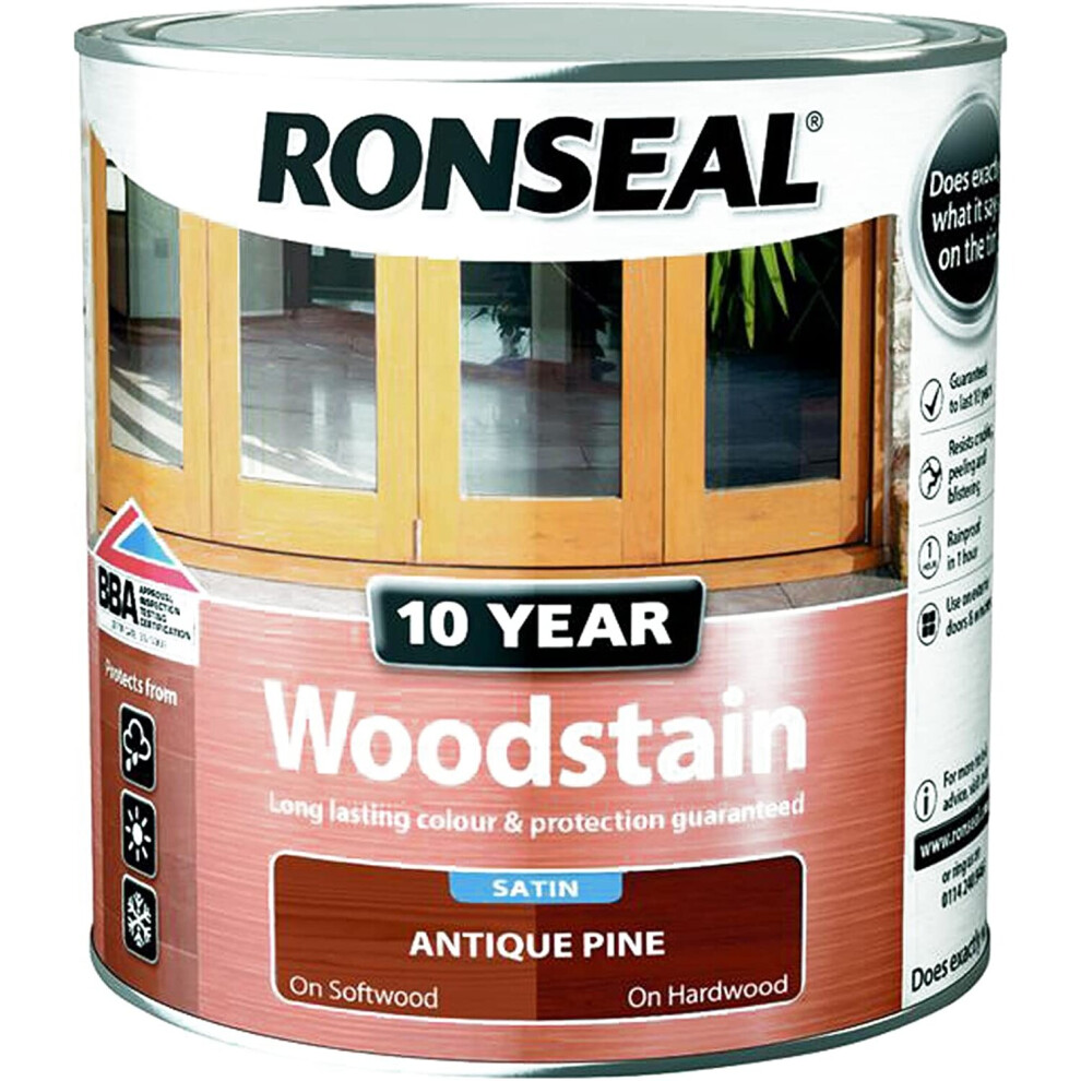 Ronseal 10 Year Woodstain Antique Pine 2.5L