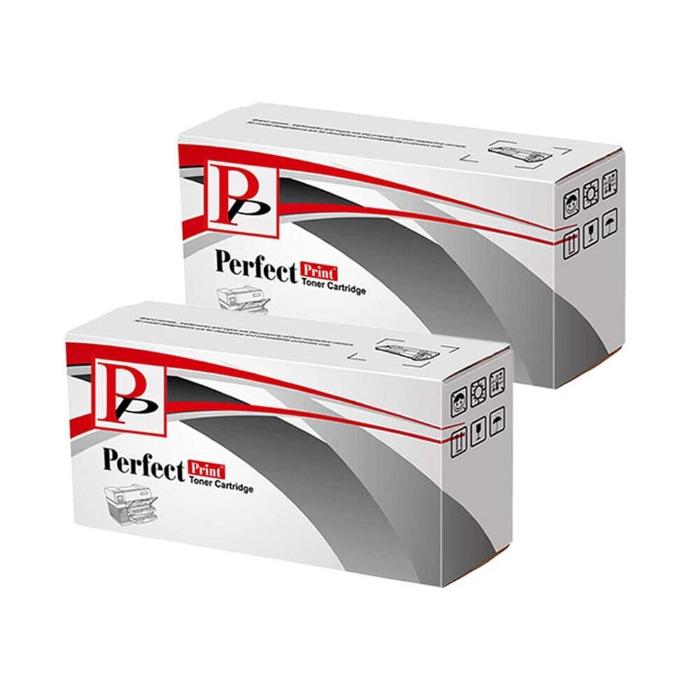 Compatible 2 Brother Tn1050 Laser Printer Toner Cartridge For Dcp-1510 Dcp-1512 Hl-1110 Hl-1112 Mfc-1810 Black 700867204404