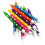 Anniversary House Stars Candles Multi-Coloured with Holders 1