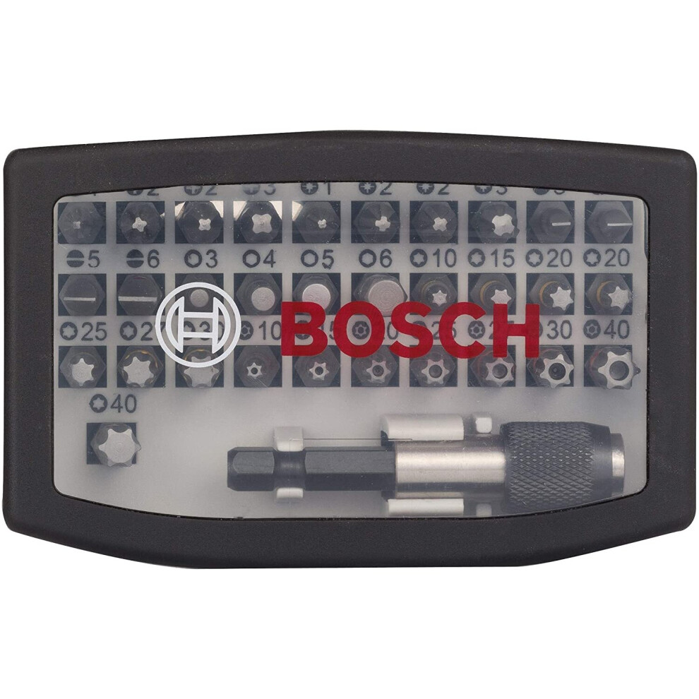 Bosch Professional 260925C148 32-Piece Screwdriver (Drill Accessories, Screw Driver Bit Set)