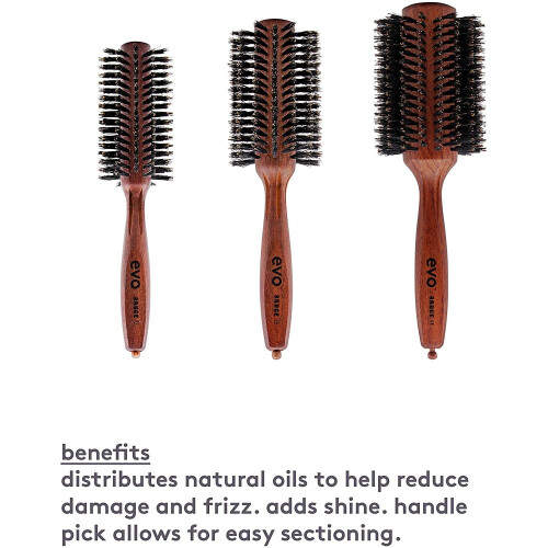 EVO Brosse radiale  poils naturels EVO Bruce 28 2