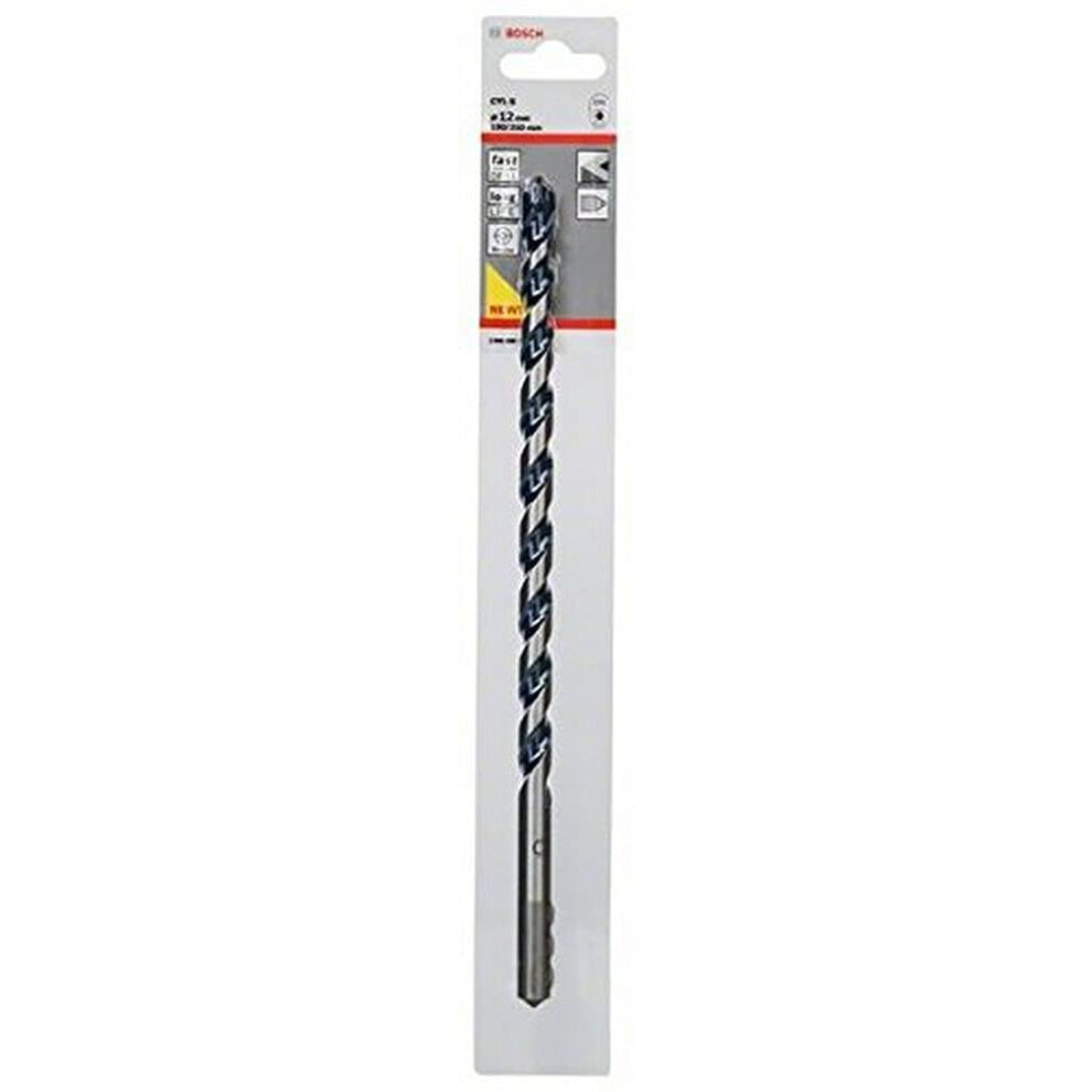 Bosch 2608588158 Cyl-5 Concrete Drill Bit, 12Mm X 190Mm X 250Mm, Silver