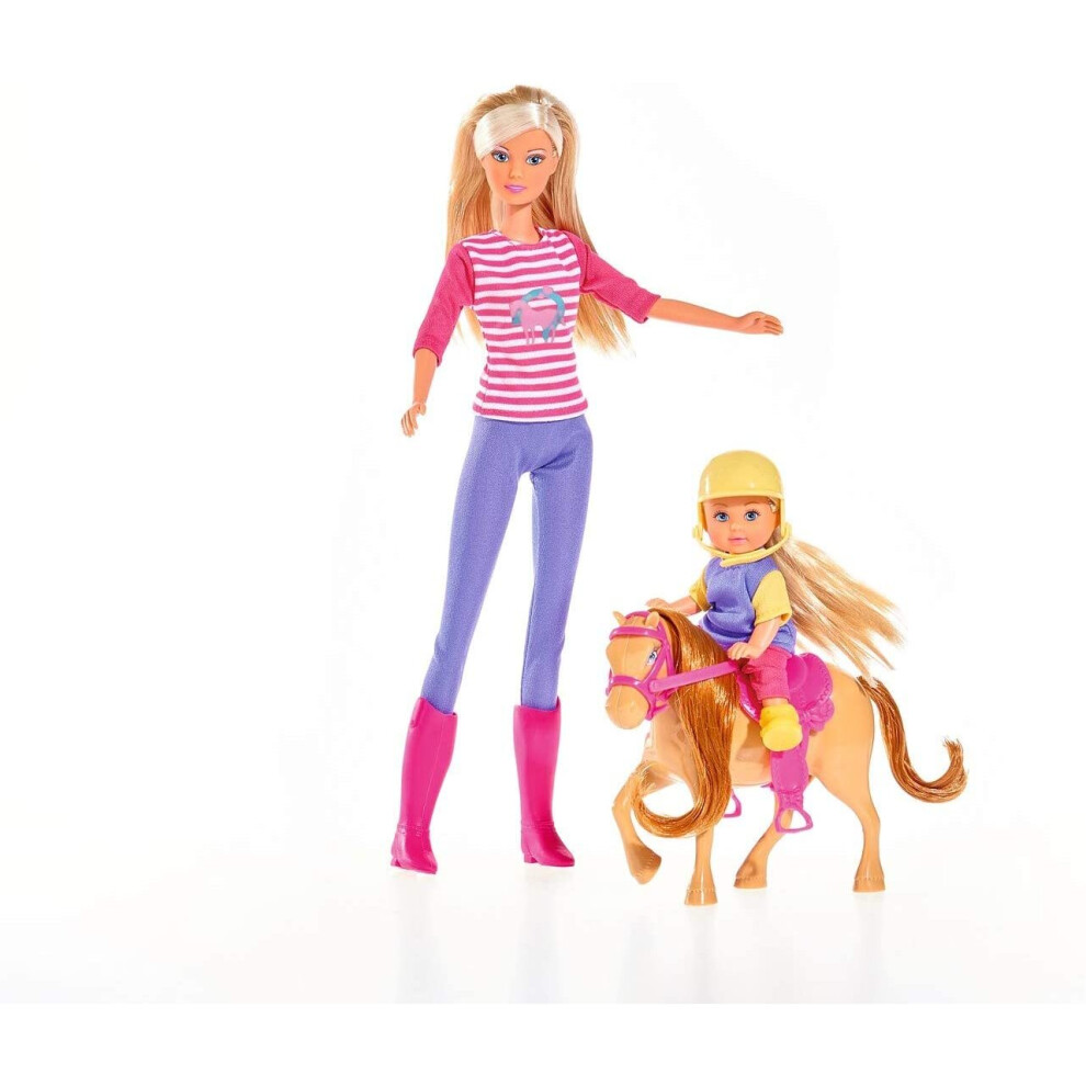 Simba 105738051 "Steffi Love - Horse Training Doll Set