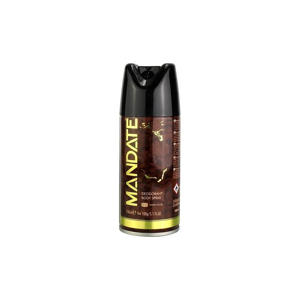 Mandate Men's Lavender/Amber Deodorant Spray 150Ml - Image 6