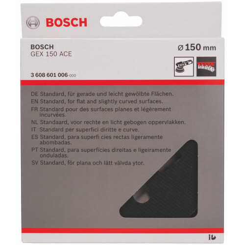 Bosch 3608601006 Πλάκα Σαπουνιού Bosch για GEX 150 ACE 150MM 2
