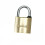 Silverline Silverline MSS05 Solid Brass Padlock 60mm 1
