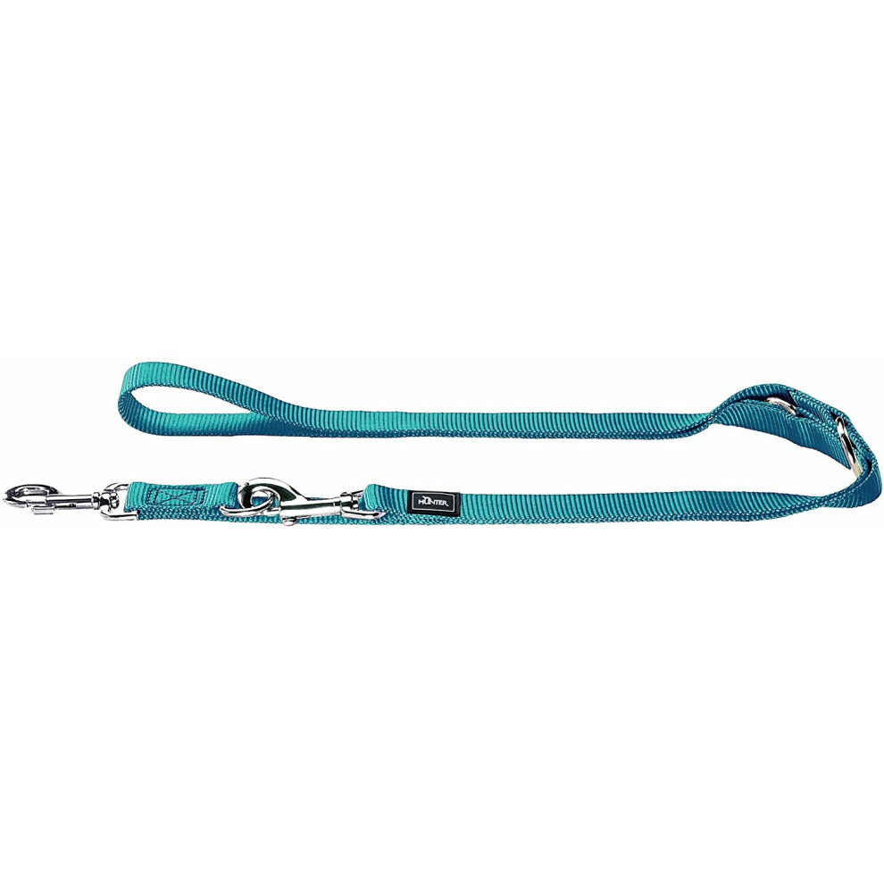 HUNTER Nylon Training Lead Rope, 15/200, Medium, Teal Blue