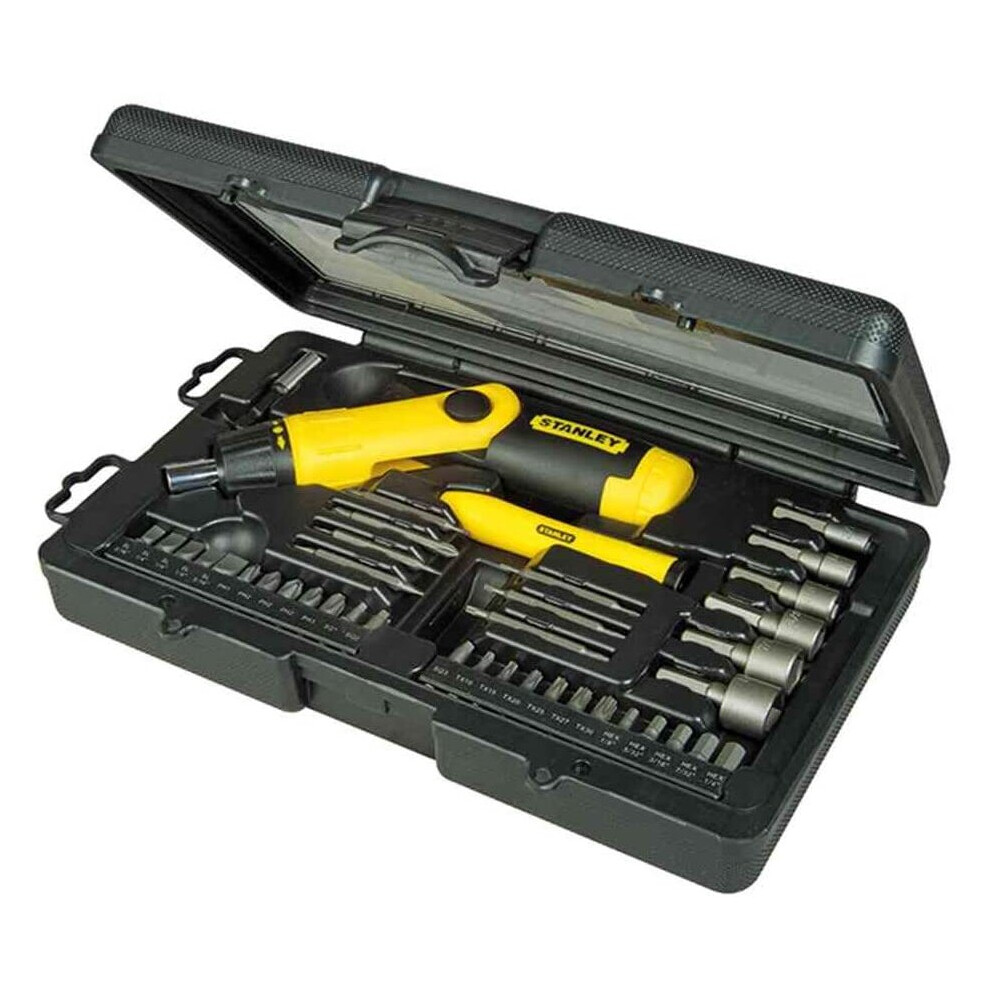 Stanley 0-63-038 Juego De Destornilladores 38 Piezas, Multi-Colour 3253560630386