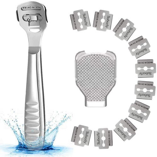Foot Scraper, Stainless Steel Hard Skin Remover Blade Foot Knife Foot ...