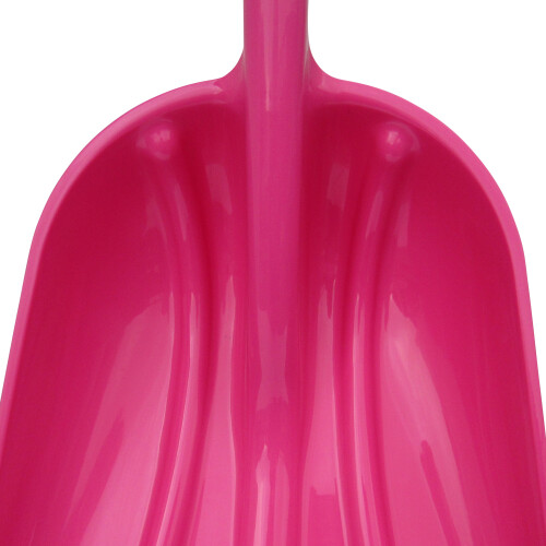 Snow Shovel Plastic Spade (Driveway Plough Scoop Pathway Pink) 2