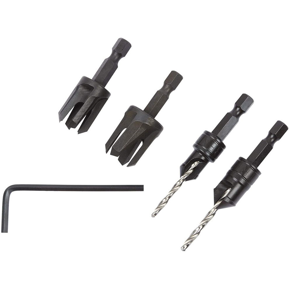 Trend Snap/Pc/A Snappy 4-Piece Countersink Drill Bit Set