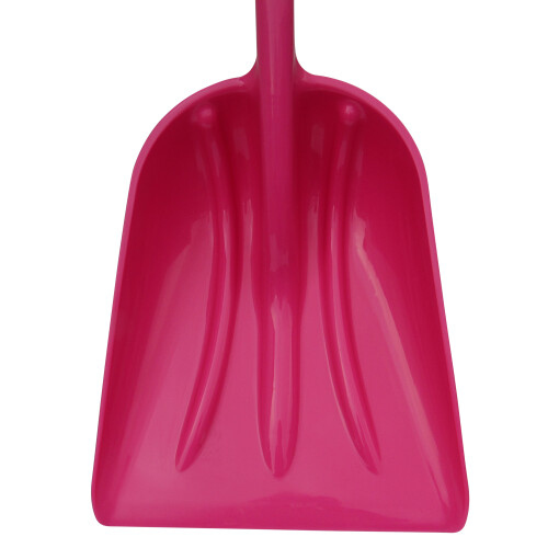 Snow Shovel Plastic Spade (Driveway Plough Scoop Pathway Pink) 1