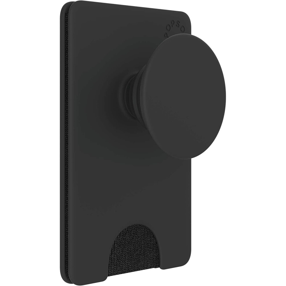 Photos - Other for Mobile PopSockets PopWallet+ with Integrated Swappable PopTop - Black