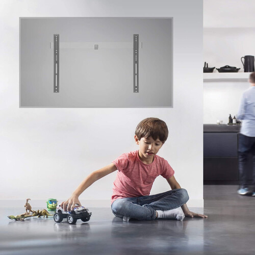 Suporte mural Ultra Slim - One For All - WM66 - Telas de 32 a 84 polegadas - Carga de 70 kg - Preto 1