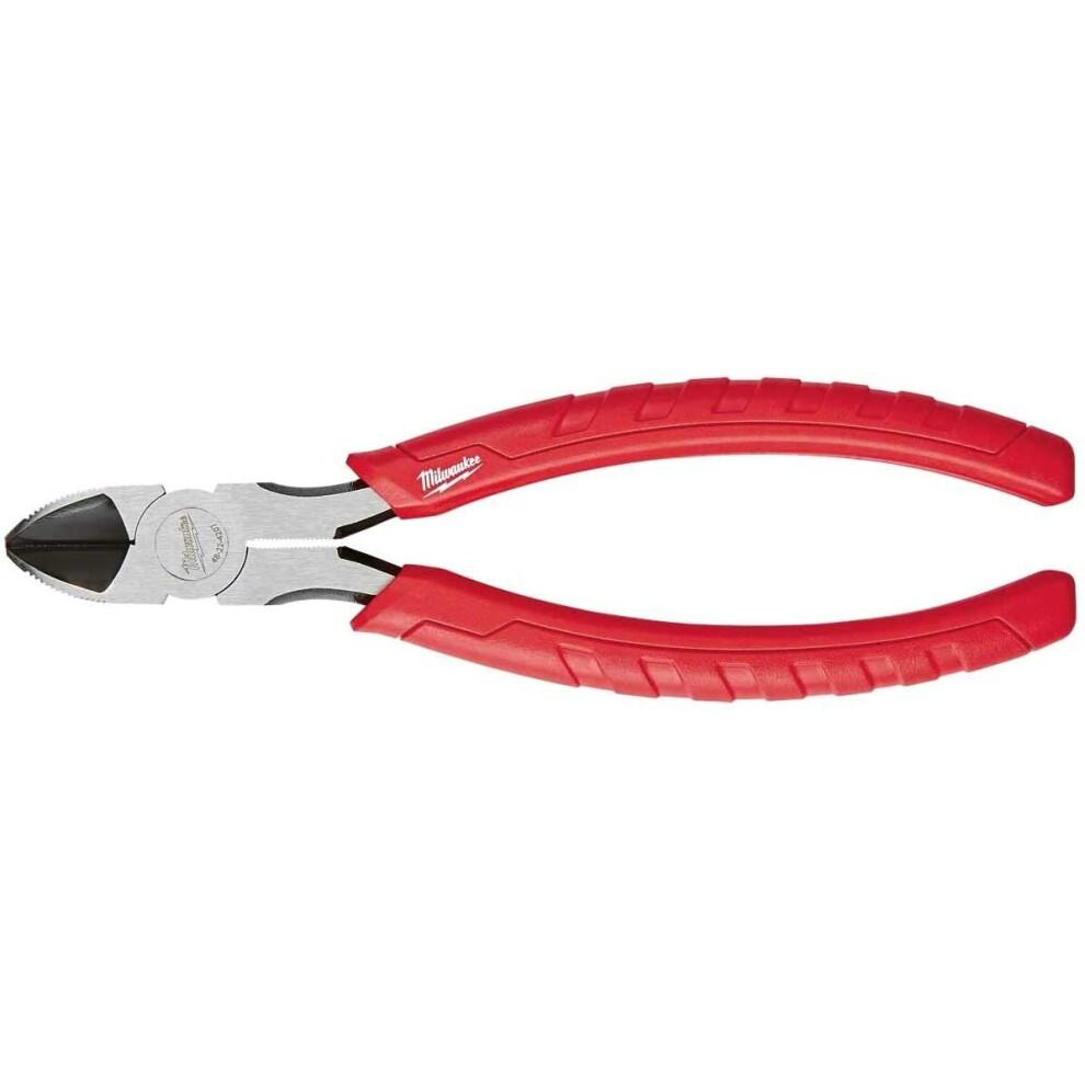 Milwaukee 48-22-6107 Rust Resistant 7 Inch Diagonal Wire Cutting Pliers with 1 Inch Reaming Head