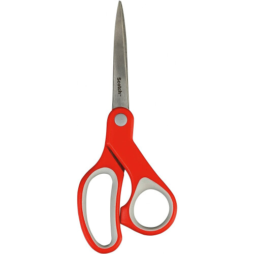 Scotch Scotch Comfort Scissors 1427 - 18cm - Red/Grey