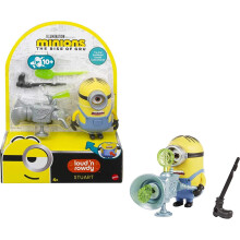 Minions Högljudd N Rörig Stuart Talande Actionfigur med Pruttkanon, Barnpresent Från 4 År