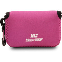 MegaGear MG807 Ultra Light Neoprene Camera Case compatible with Fujifilm FinePix XP140, XP130, XP120, XP90 - Hot Pink