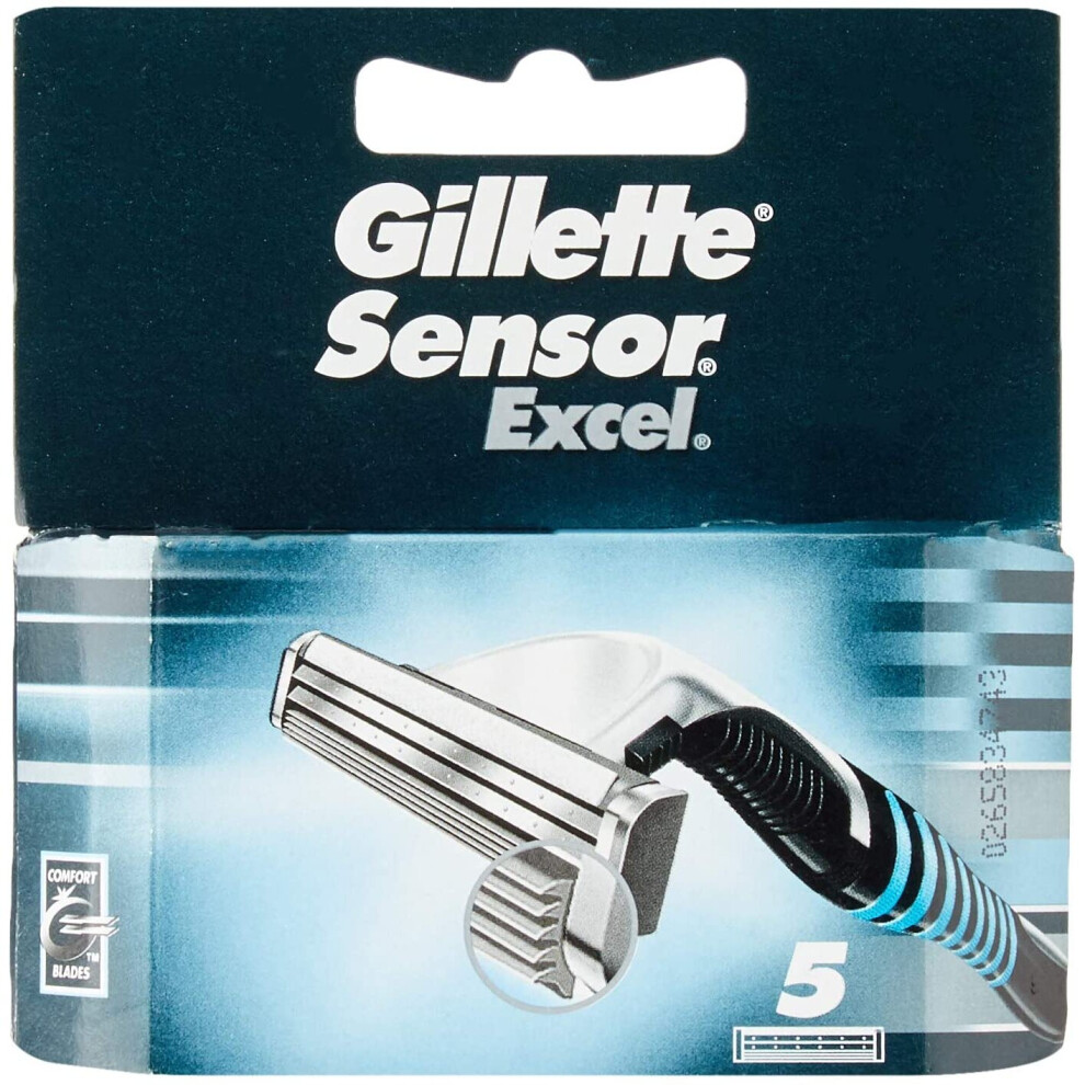 Gillette 97302251Â Sensor Charging Excel, Pack of 5 Blades-image-OPC-P8VWK8J-NEW