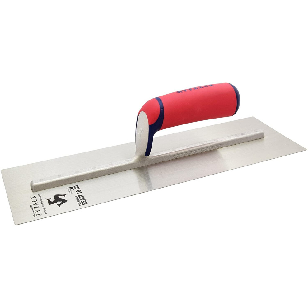 Spear & Jackson 14458ERTG Tyzack Enhanced Ready To Go Finishing Trowel, Silver, 14 Inch