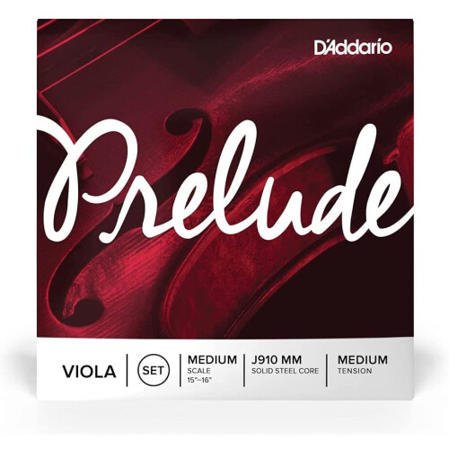 D'Addario J910 MM Prelude Medium Scale Medium Tension Viola String Set, 12.07 cm*12.07 cm*0.83 cm 1