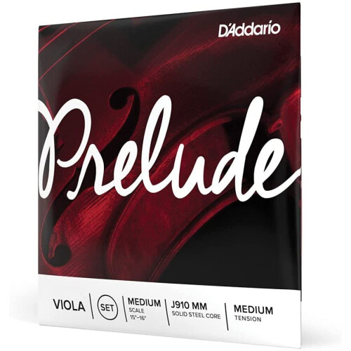 D'Addario J910 MM Prelude Medium Scale Medium Tension Viola String Set, 12.07 cm*12.07 cm*0.83 cm