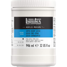 Liquitex Professional Super Heavy Gesso Surface Prep Medium, 946 ml