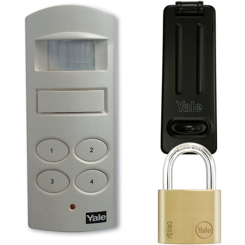 Yale PSHPK01 Wireless Shed And Garage Alarm, White, Easy Set Up