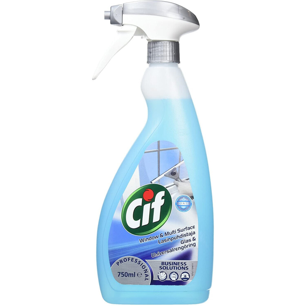 CIF "DV10659"7517904 Professional Window and Multi-Surface Cleaner, 750 mL