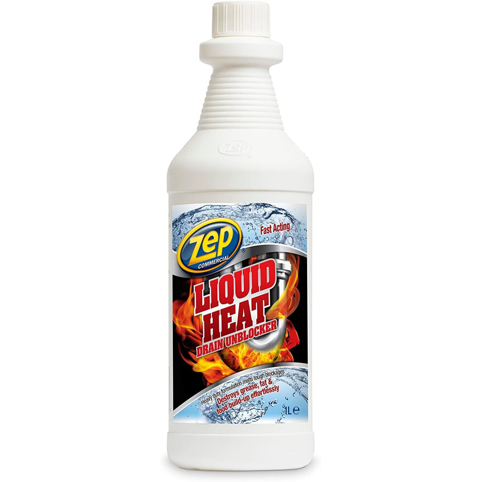 Zep Commercial Unblocker Heat Drain Liquid