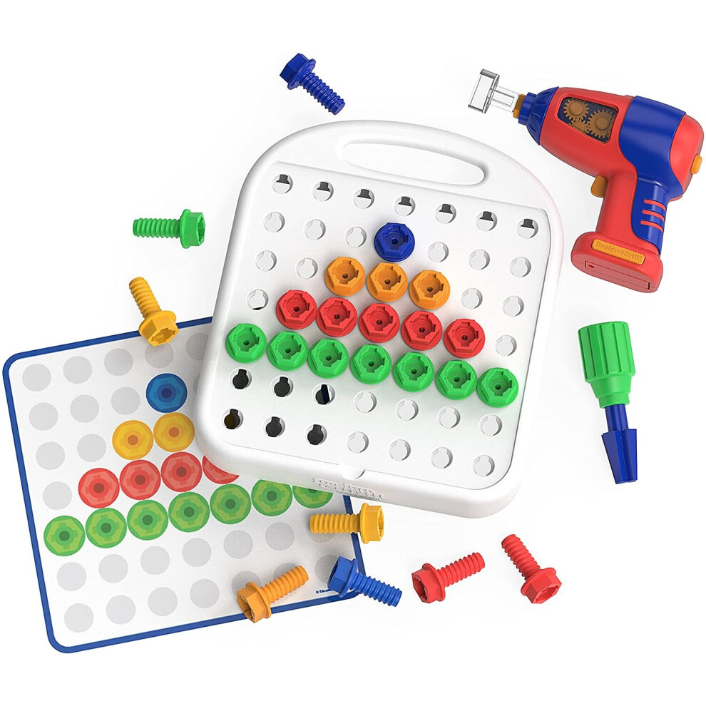 Learning Resources EI-4108 Design & Drill Patterns & Shapes, Multi