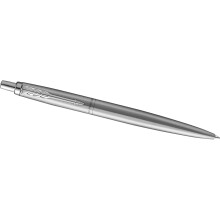 Parker Jotter XL Ballpoint Pen | Monochrome Stainless | Medium Point | Blue Ink | Gift Box