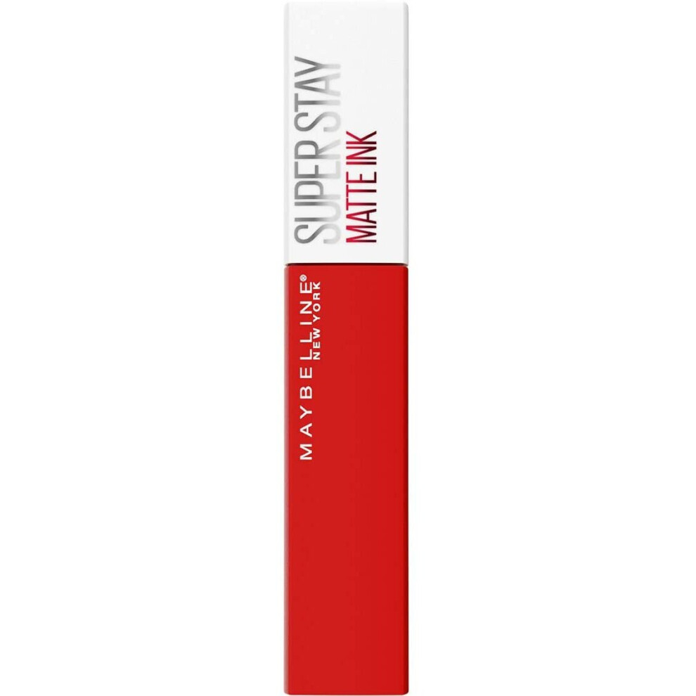 Maybelline New York Superstay Matte Ink Liquid Lipstick 320 Individualist, orange red, 1 count