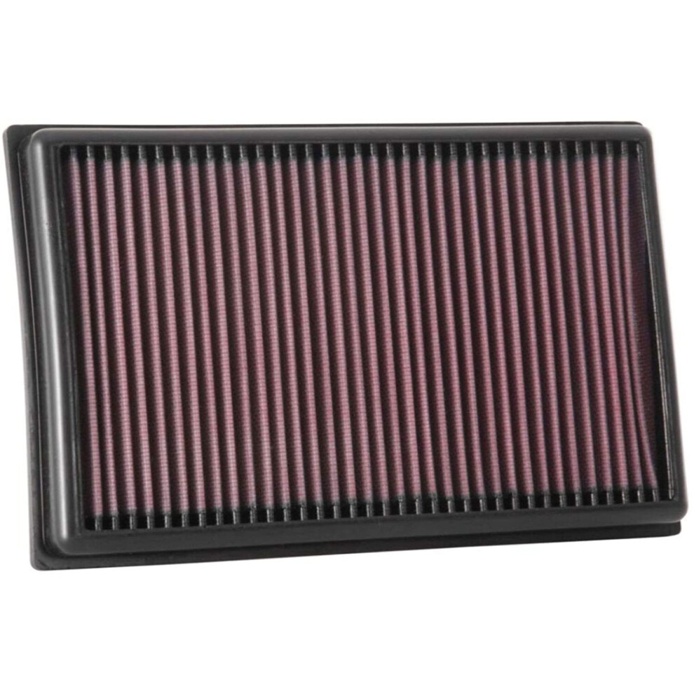 K&N Engine Air Filter: High Performance, Premium, Washable, Panel Replacement Filter: 2017-2019 (Leon, Scala, Superb, Arteon, Golf, Passat, T-Roc,