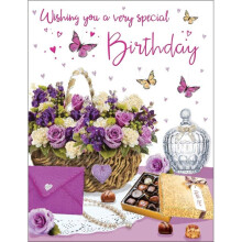 Birthday Card Female - 8 x 6 inches - Regal Publishing