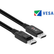 Club 3D DisplayPort 1.4 HBR3 8K60Hz DSC 1.2 Kabel Stecker/Stecker - 1m