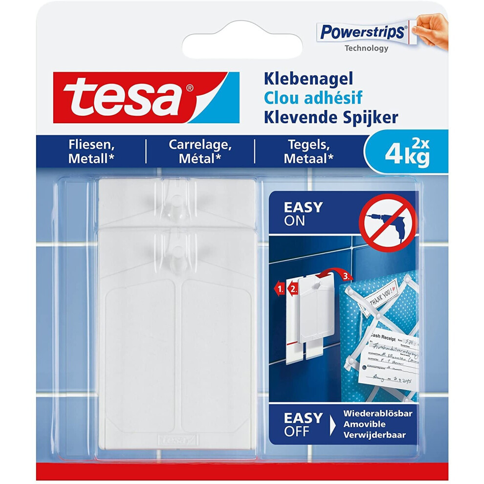 Tesa Adhesive Nail For Tiles & Metal 4Kg 4042448340429