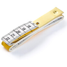 Prym Tape Measure Profi with Metal end, Polyester blend, White, 14 x 5.7 x 1.7 cm