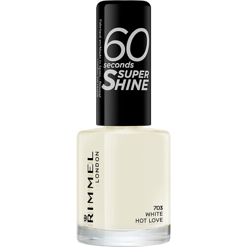 Rimmel RIMMEL Nagellak 60 Seconden Super Glans - 703 White Hot Love 1