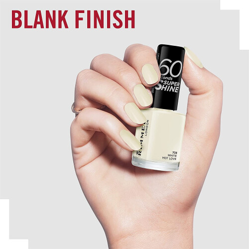 Rimmel RIMMEL Nagellak 60 Seconden Super Glans - 703 White Hot Love 2