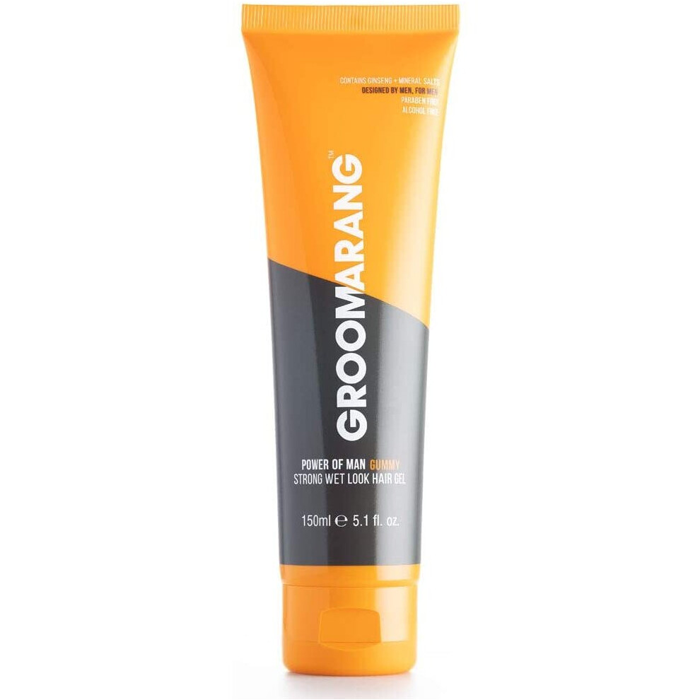 Groomarang Power Of Man 'Gummy' Strong Wet Look Hair Gel 150Ml