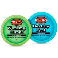 O'Keeffe's Working Hands 96g & Healthy Feet 91g (Twin Pack)