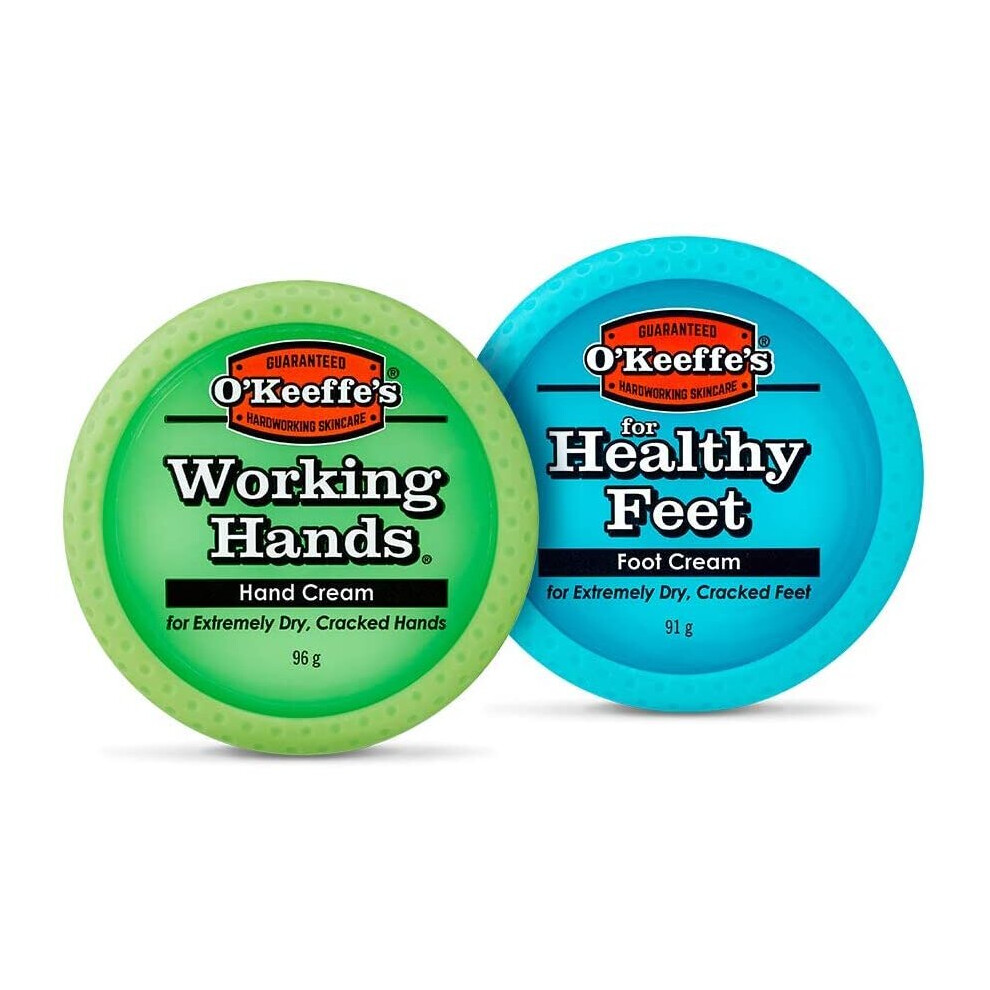 O'Keeffe's Working Hands 96g & Healthy Feet 91g (Twin Pack)