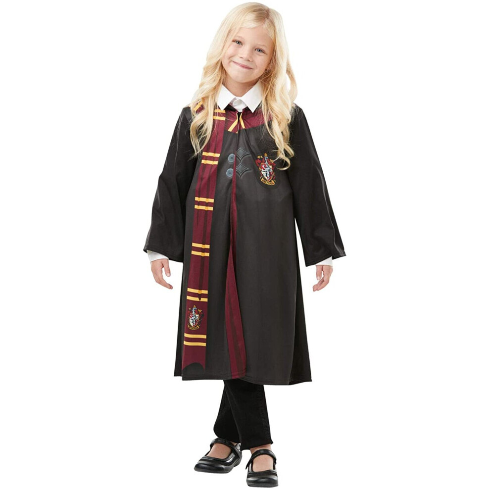 Rubies Rubie's Official Harry Potter Gryffindor Printed Classic Robe, Childs Costume