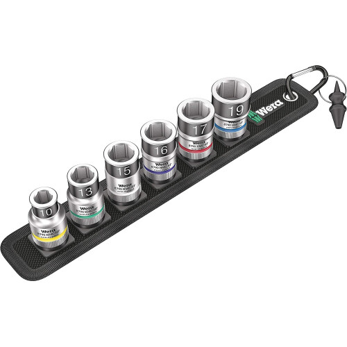 Wera Wera Belt C 1 Zyklop holding function socket set, 1/2" drive, 7pc , 05003995001