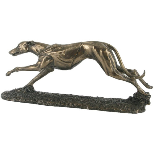 Single Greyhound Cold Cast Bronze Sculpture 8cm 2
