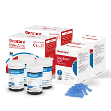 (Safe Accu 50Pcs Strips & Lancets) Safe Accu 50/100 Pcs Test Strips & Lancets