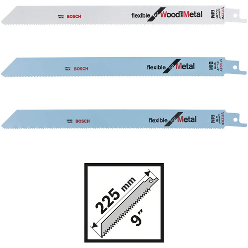 Bosch Pack 6 Säbelsäge-Blätter - Bosch 1