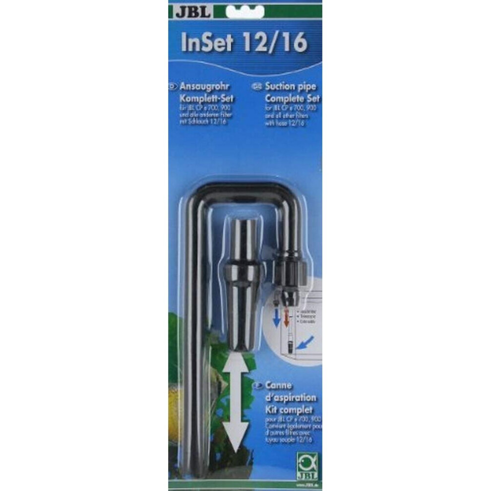 Jbl Inset 12/16 Cristalprofi E4/7/901,2, Suction Pipe Complete Set For External Aquarium Filters